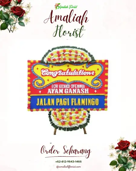 Sewa Papan Bunga Tempat Pernikahan Puncak